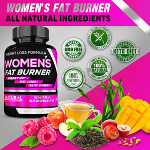 Fat Burner Thermogenic Weight Loss Diet Pills That Work Fast for Women 6 - Weight Loss Supplements - Keto Friendly- Carb Blocker Appetite Suppressant