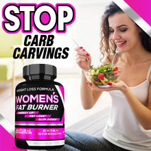 Load image into Gallery viewer, Fat Burner Thermogenic Weight Loss Diet Pills That Work Fast for Women 6 - Weight Loss Supplements - Keto Friendly- Carb Blocker Appetite Suppressant